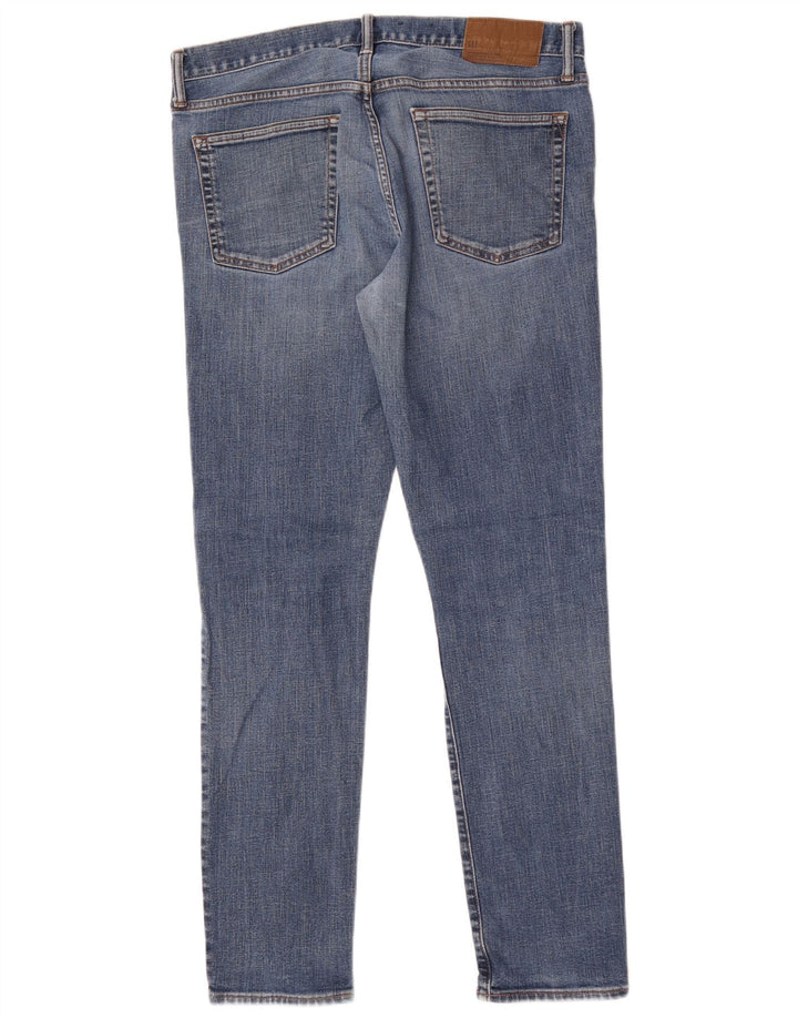Gap Herren Skinny Jeans W33 L32 Blaue Baumwolle