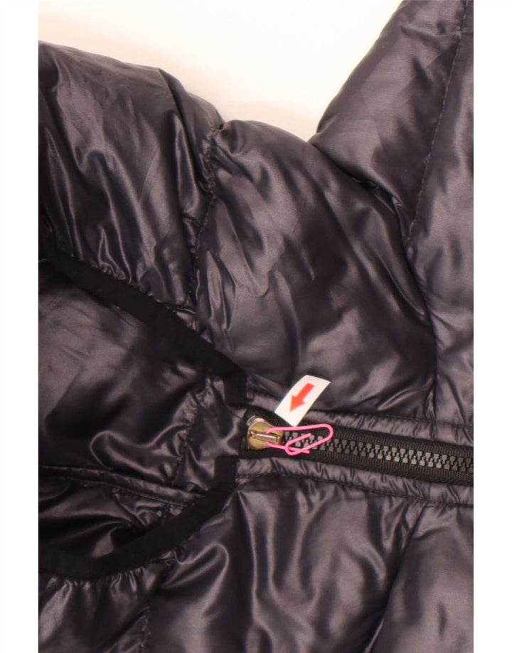 Seventy Wattierte Damenjacke mit Kapuze IT 44 Mittelschwarzes Polyamid