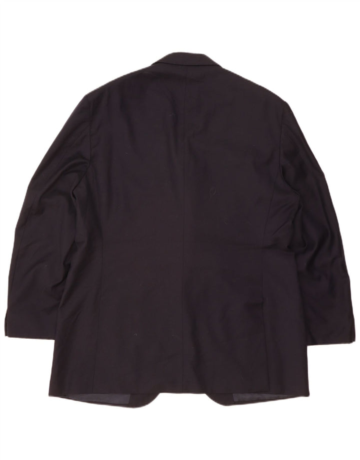 Polo Ralph Lauren Herren 3-Knopf-Blazerjacke IT 56 3XL Marineblaue Wolle