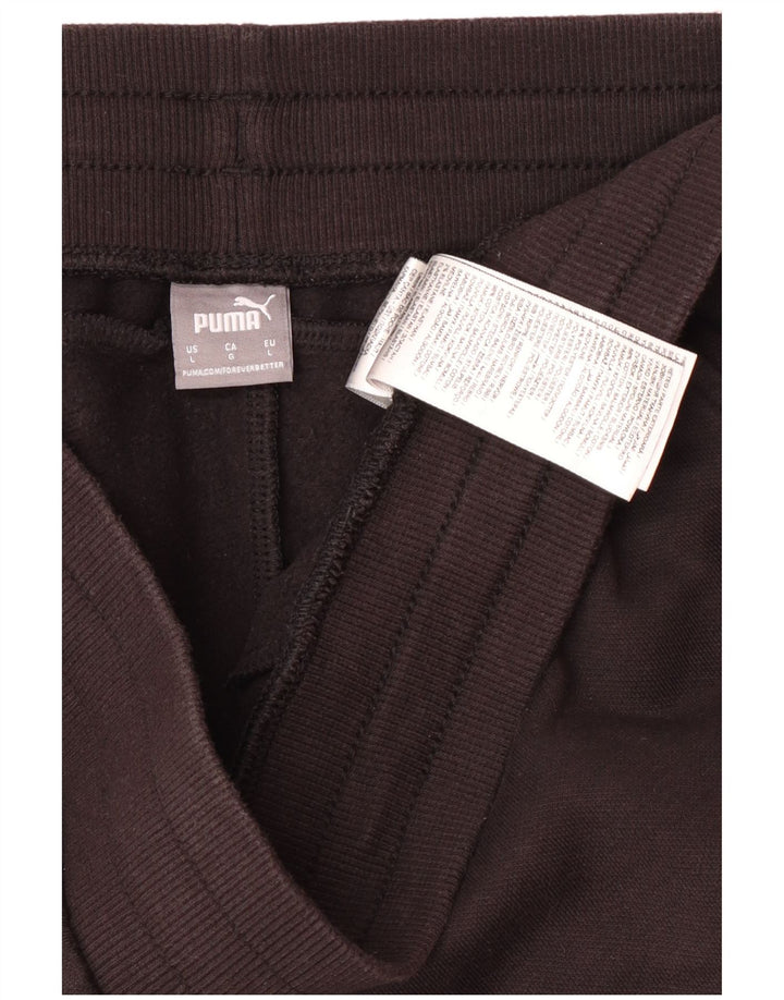 Puma Damen-Windbreaker-Hose, UK 14, große schwarze Baumwolle