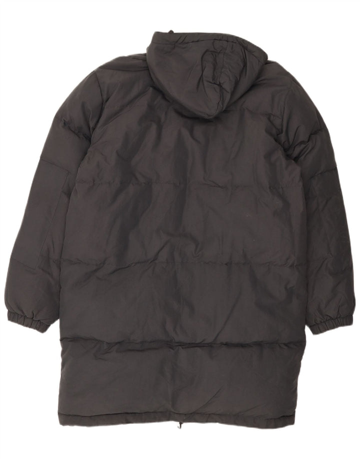 Gazzarrini Herren-Mantel mit Kapuze, gepolstert, UK 42, XL, Schwarz, Polyamid