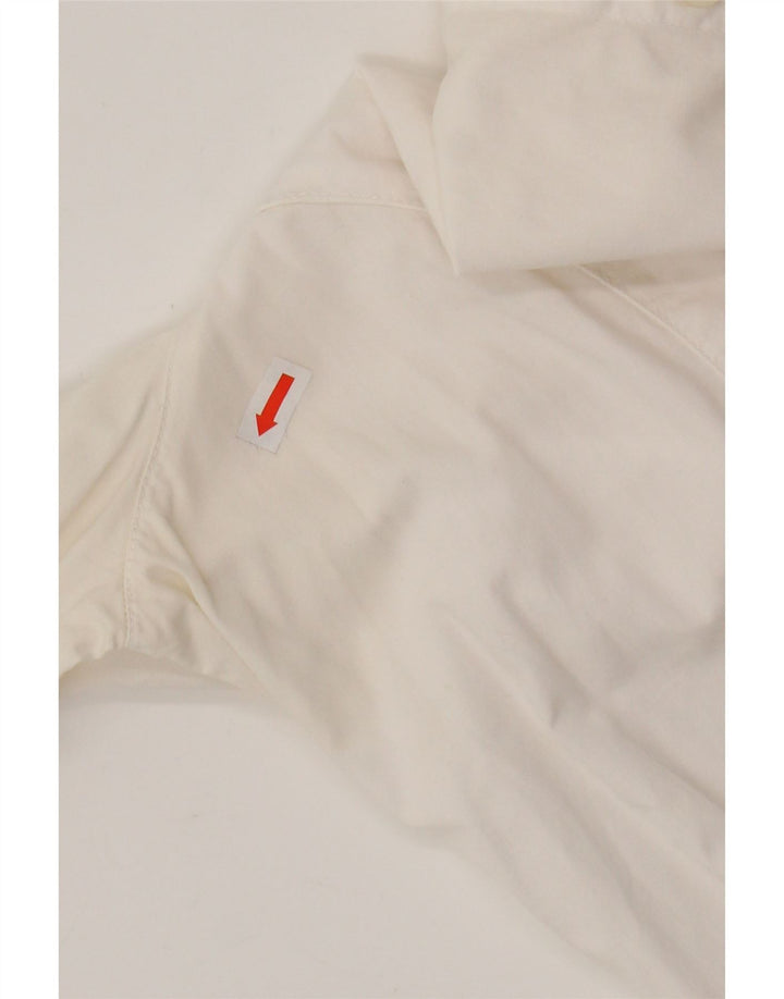 BENETTON Womens Tuxedo Shirt UK 14 Large White
