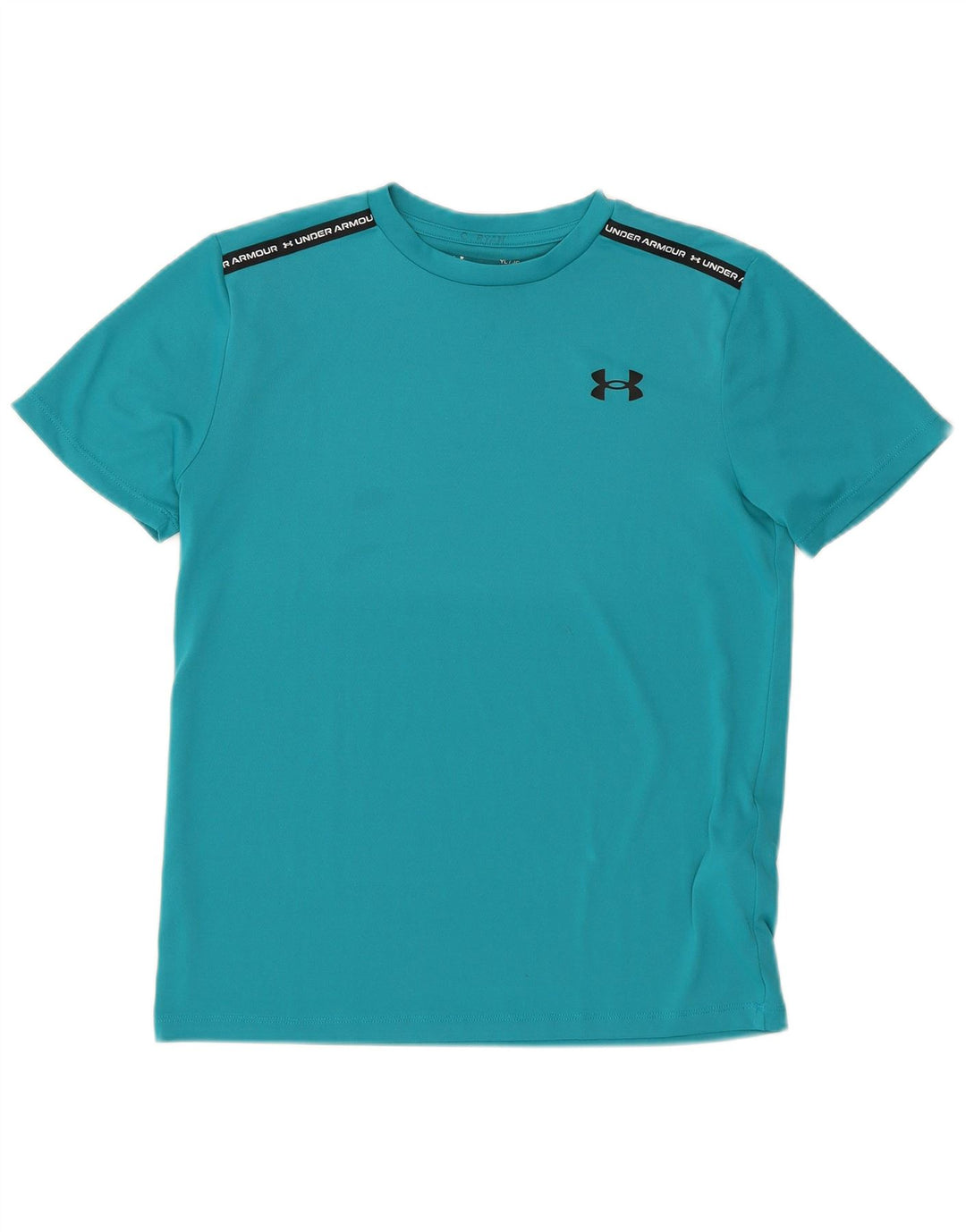 Under Armour Jungen-T-Shirt mit Grafik, 11–12 Jahre, groß, türkisfarbenes Polyester