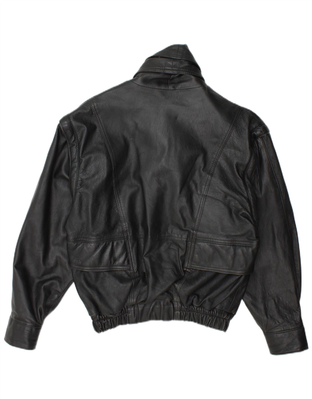 Vintage Herren Lederjacke UK 38 Mittelschwarzes Leder