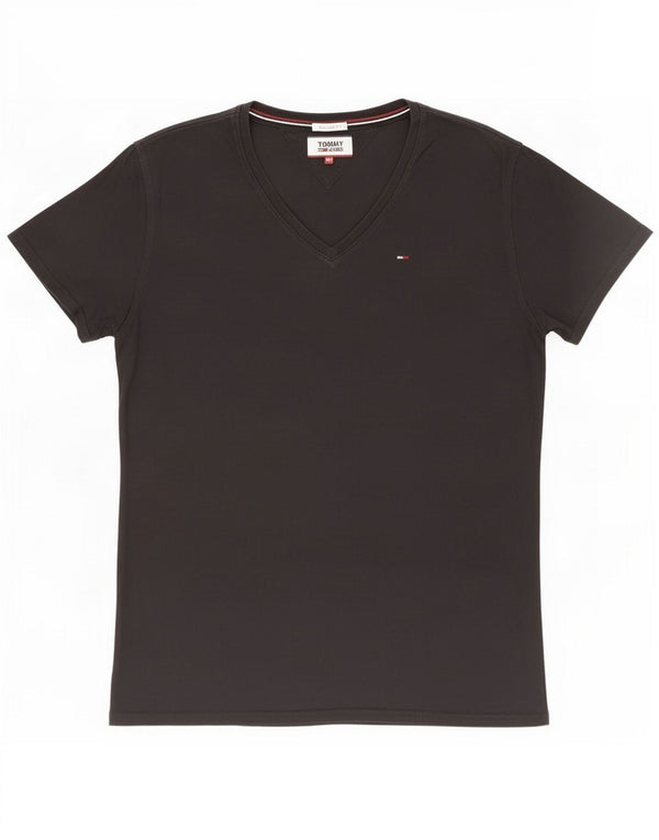 Tommy Hilfiger Mens Regular Fit T-Shirt Top Medium Black Cotton
