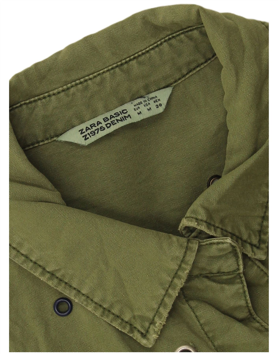 Zara Damen Übergroße Militär-Utility-Jacke UK 14 Medium Khaki