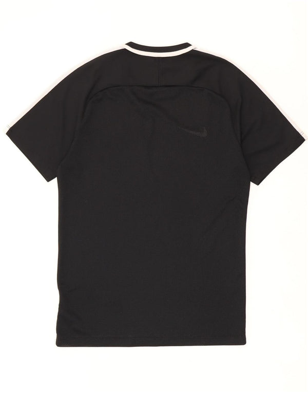 Nike Herren Dri Fit T-Shirt Top Small Schwarz Farbblock
