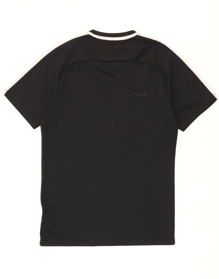 Nike Herren Dri Fit T-Shirt Top Small Schwarz Farbblock