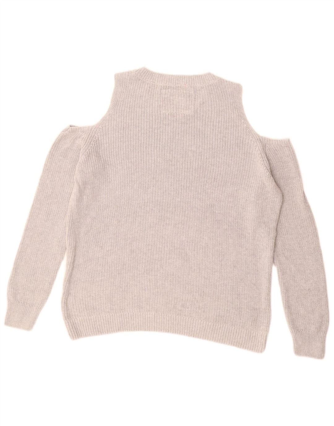 SUPERDRY Damen Pullover mit grafischem U-Boot-Ausschnitt, UK 14, Mittelgrau