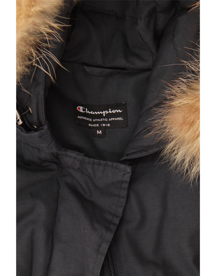 Champion wattierte Damenjacke mit Kapuze, UK 14, mittelmarineblau