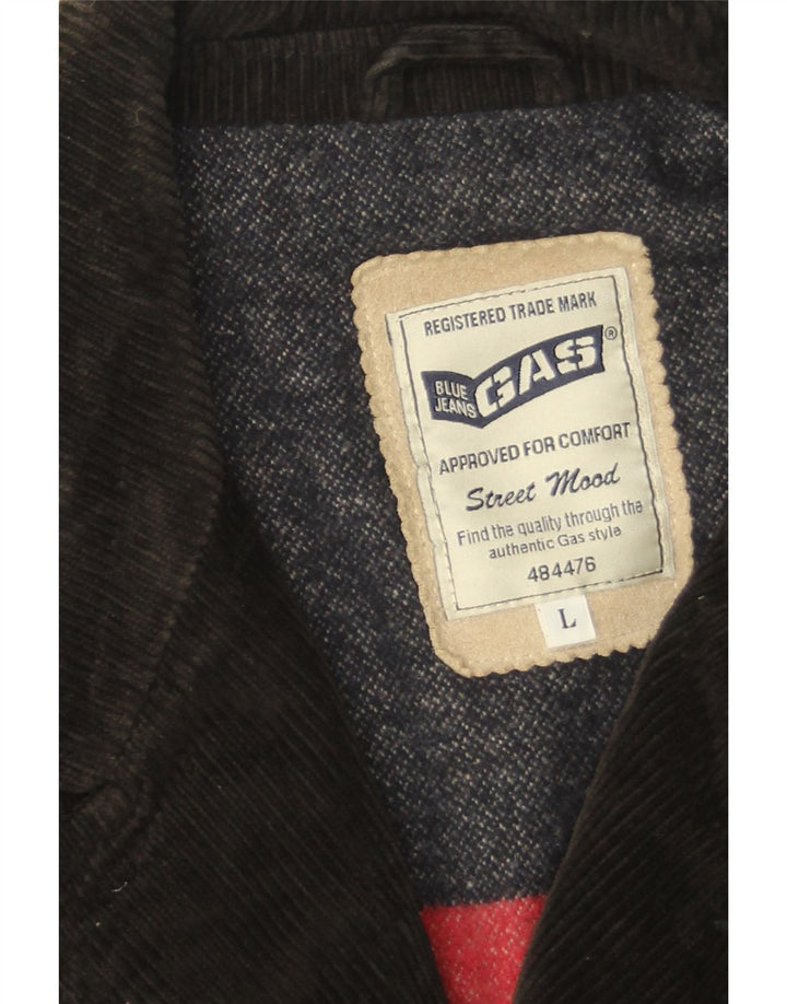 Gas Herren Cordjacke UK 40 Large Braun