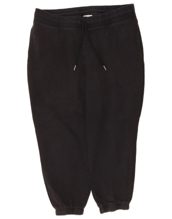 Marks & Spencer Damen Crop Trainingsanzug Hose Jogger UK 18 XL Schwarz