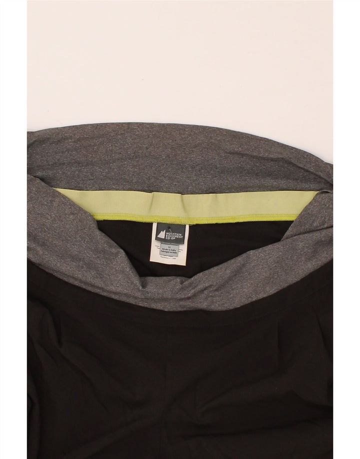 MOUNTAIN WAREHOUSE Womens Capri Leggings US 12 Large Black Colourblock Vintage Mountain Warehouse and Second-Hand Mountain Warehouse from Messina Hembry 