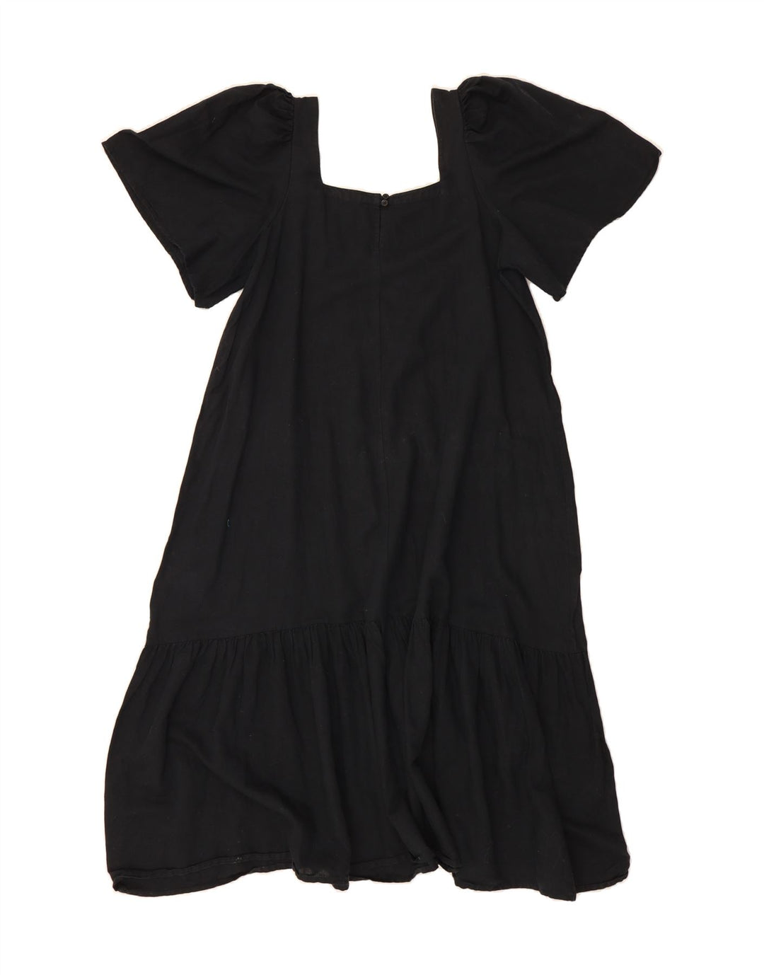 PHASE EIGHT Womens A-Line Dress UK 12 Medium Black Cotton Vintage Phase Eight and Second-Hand Phase Eight from Messina Hembry 