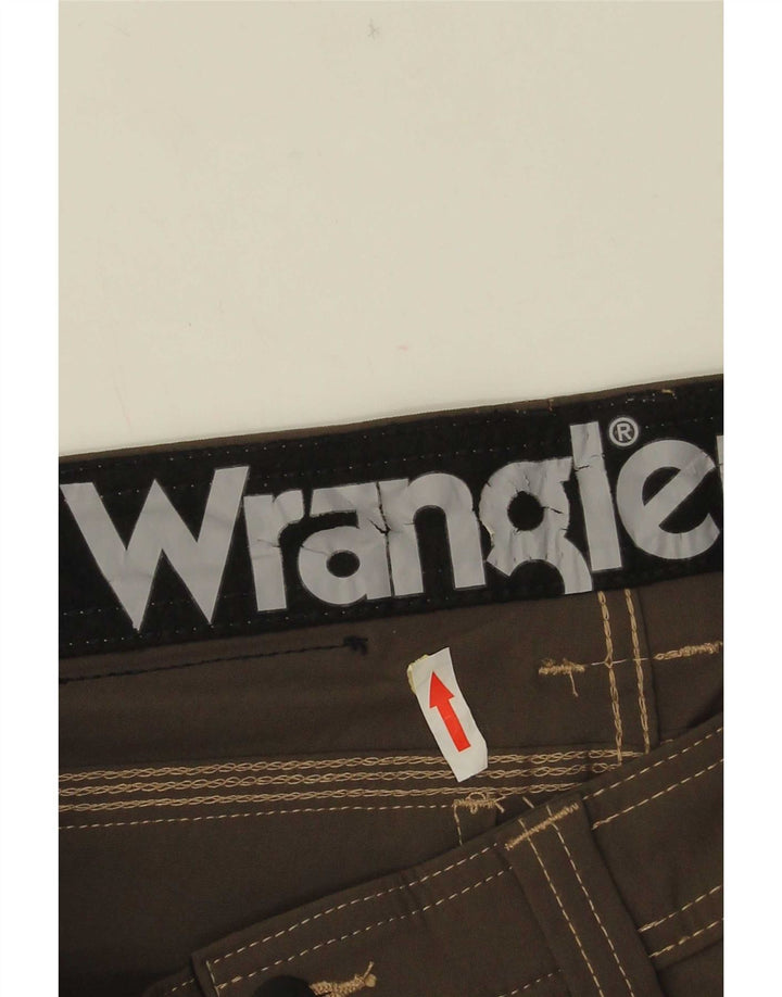 Wrangler Herren gerade Cargohose W30 L34 braunes Nylon
