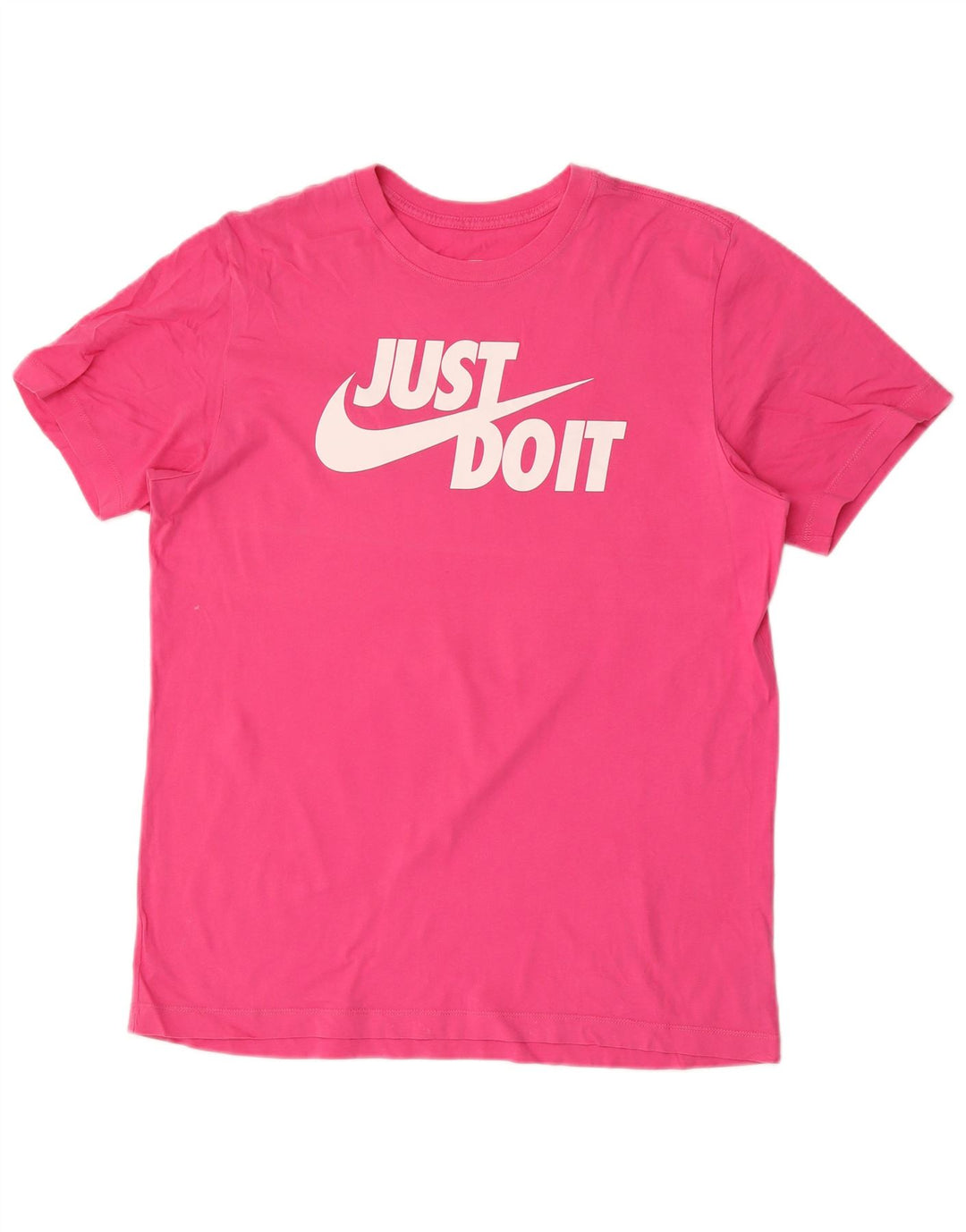NIKE Herren-T-Shirt mit Grafik, Größe L, Rosa, Baumwolle