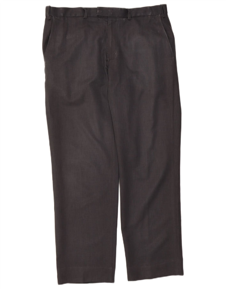 Gerade Herren-Chinohose von Marks & Spencer, W36, L31, Blau, Polyester