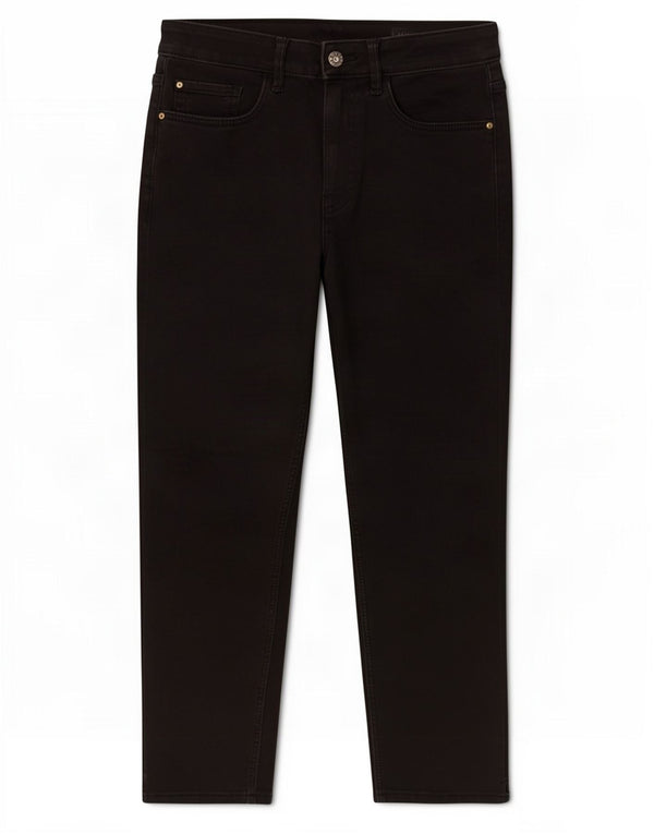 Marks & Spencer Damen Capri Skinny Jeans UK 12 Medium W30 L21 Schwarze Baumwolle