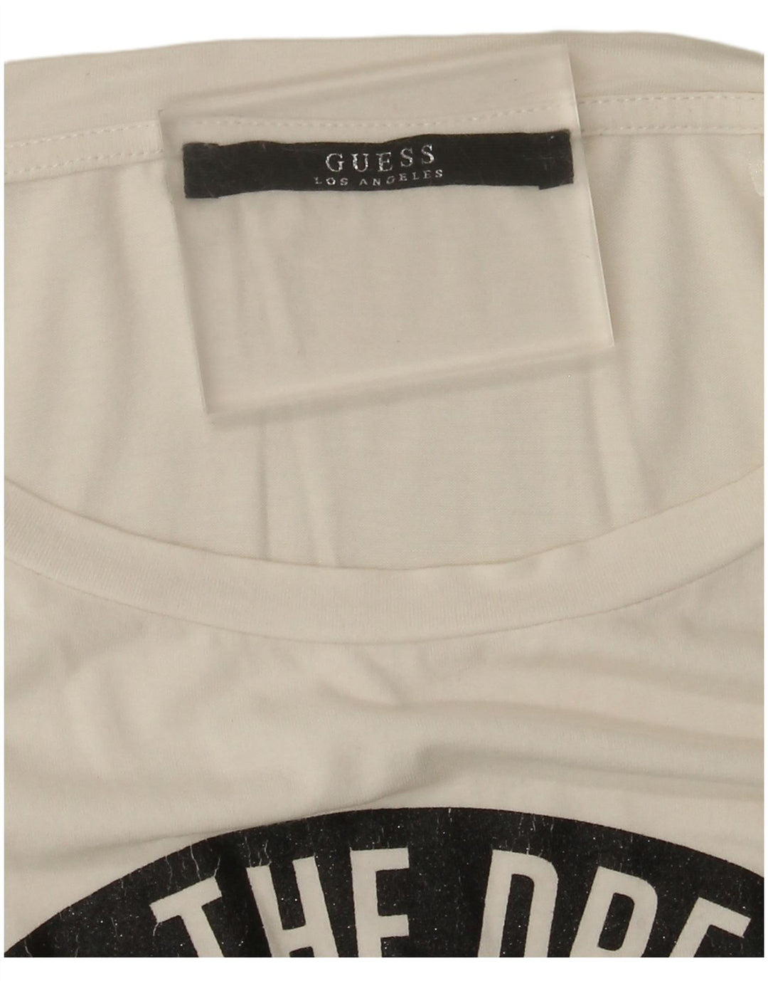 Guess Damen-T-Shirt mit Grafik, UK 20, 2XL, Weiß