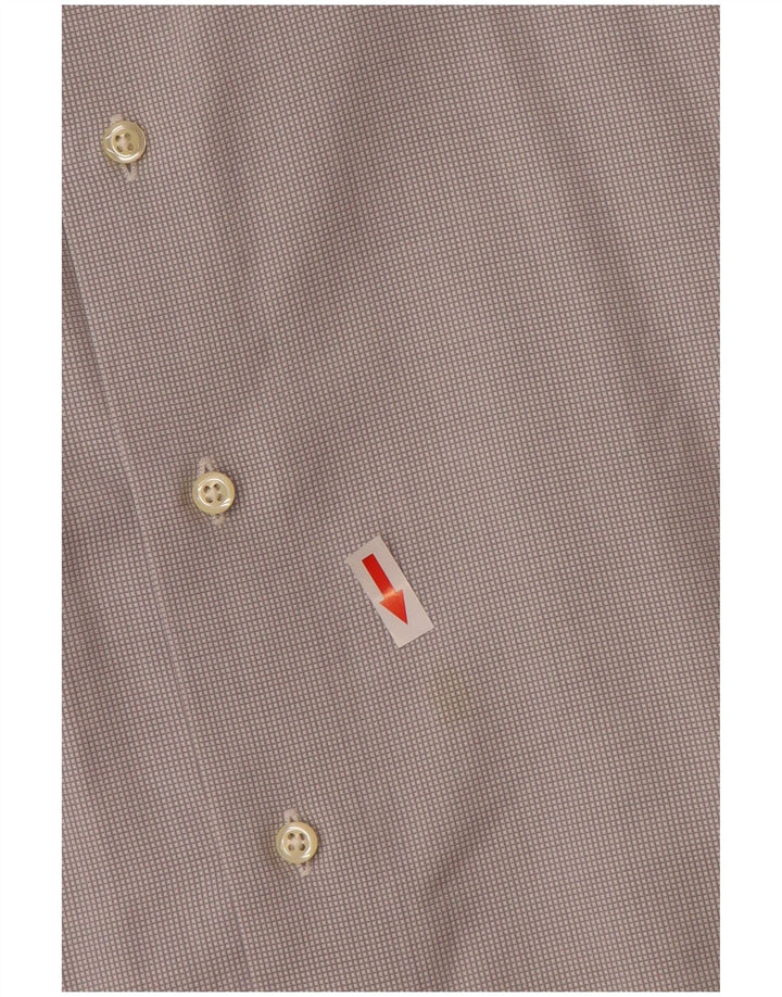 Brooks Brothers Herrenhemd, Größe 18 1/2 2XL, graue Baumwolle