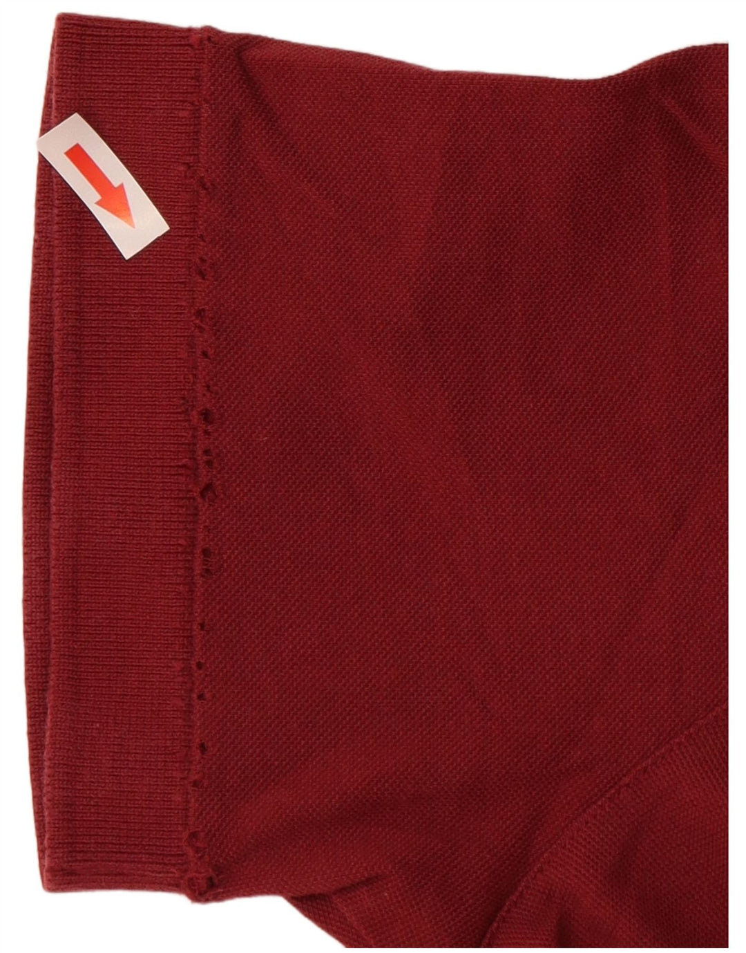 HUGO BOSS Herren Poloshirt Große Burgunderrote Baumwolle