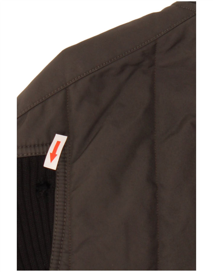 Refrigiwear Herren Bomberjacke UK 40 Großes braunes Nylon