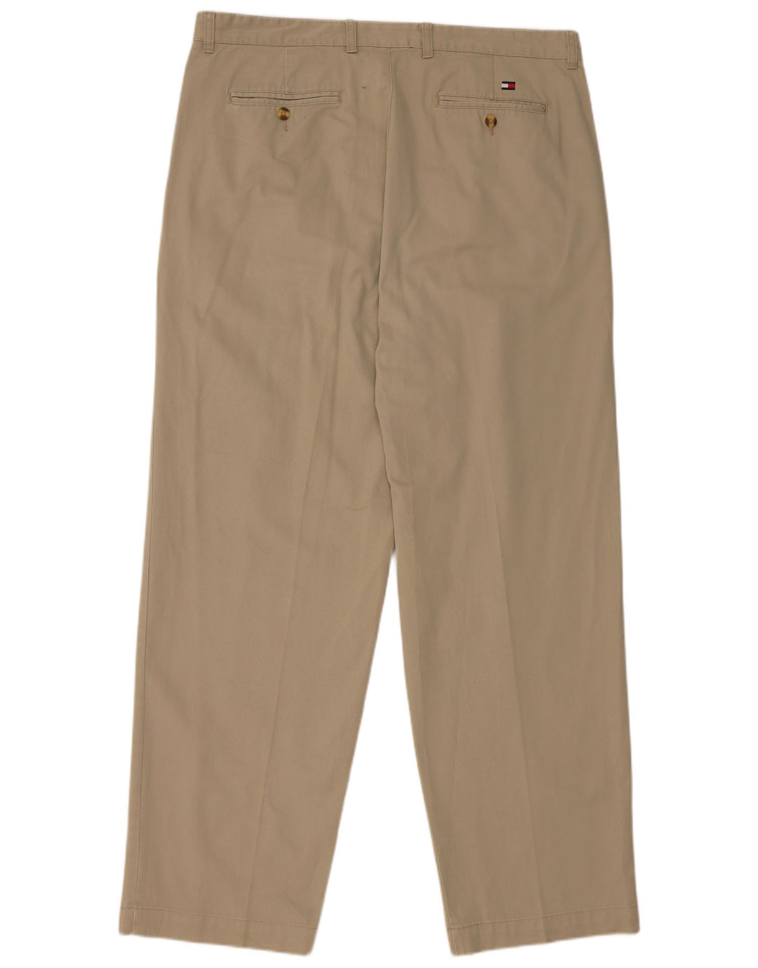 TOMMY HILFIGER Herren Chinohose mit Pegged, W38, L32, beige Baumwolle