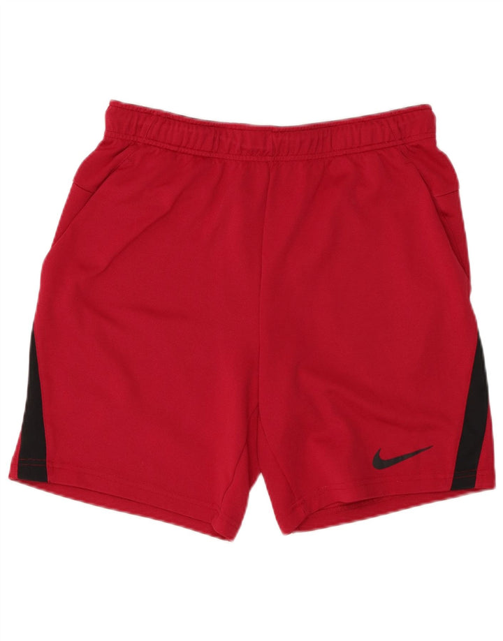 NIKE Herren Dri Fit Sportshorts Medium Maroon Colourblock Polyester