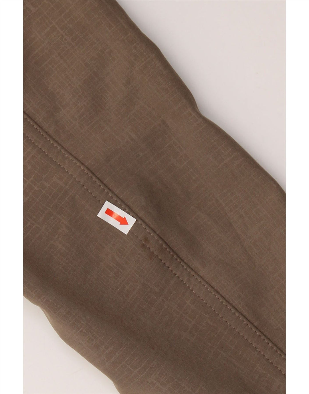 EDDIE BAUER Damen-Windbreaker-Mantel mit Kapuze, UK 16, Größe L, Beige, Polyester