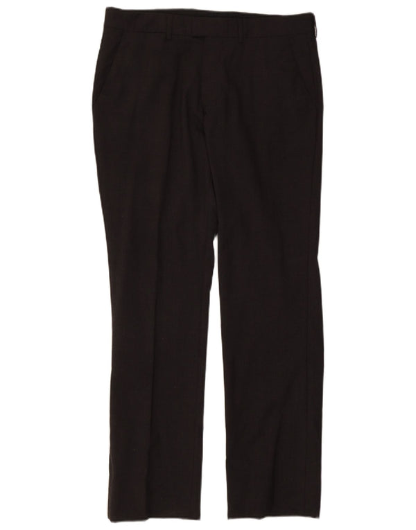 Gerade Anzughose für Herren von Zara, EU 40, mittelgroß, W31, L30, grau, Polyester