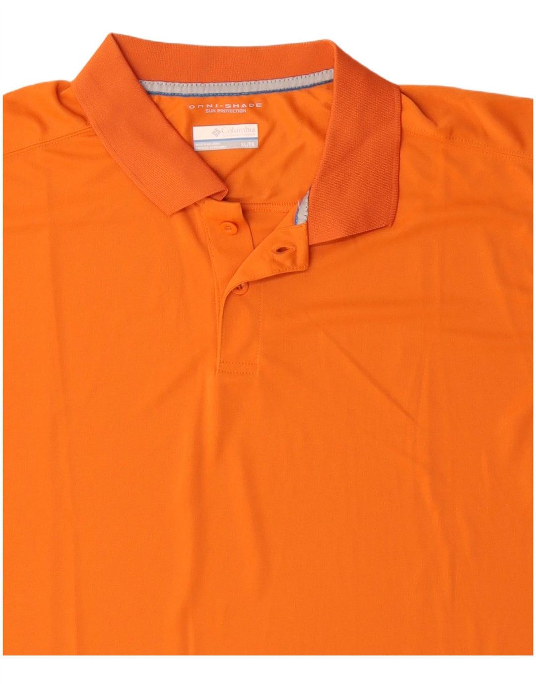 Columbia Herren Omni-Shade Poloshirt XL Orange Polyester