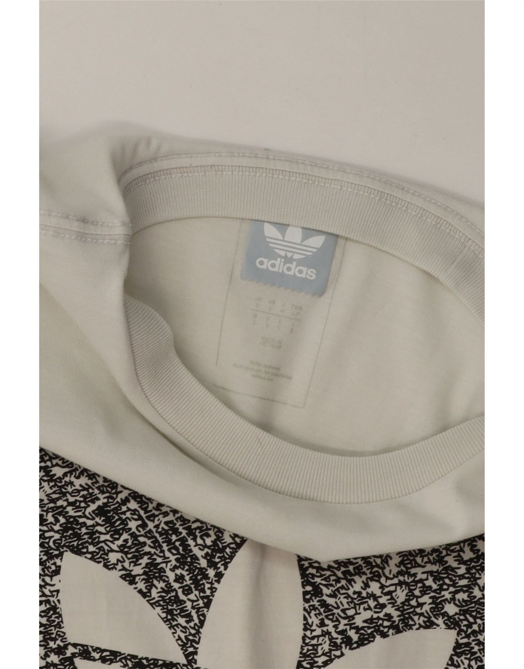 Adidas Herren Grafik T-Shirt Top Small Weiß Baumwolle