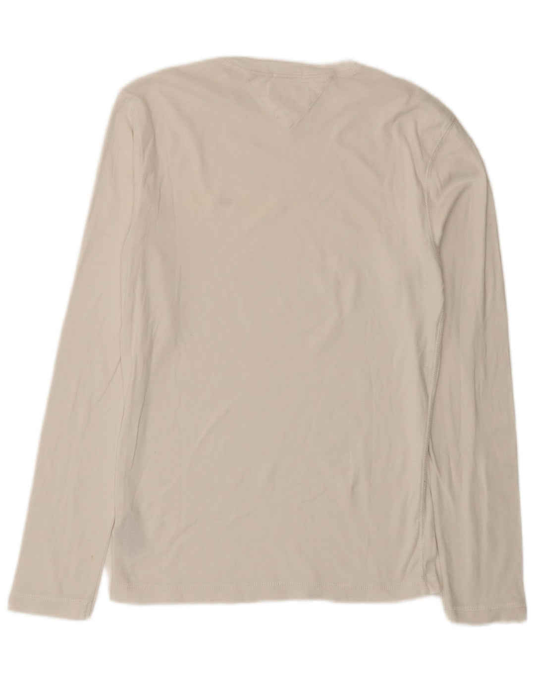 Tommy Hilfiger Herren Slim Fit Top Langarm Mittelweiß Baumwolle