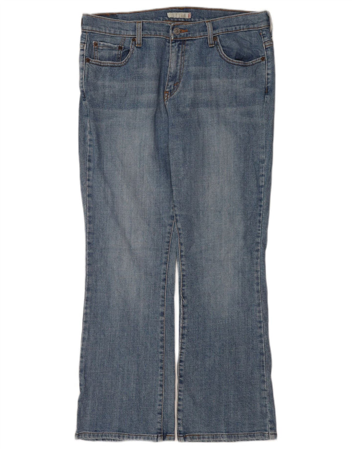Levi's Damen 515 Bootcut Jeans US 12 Large W32 L30 Blaue Baumwolle