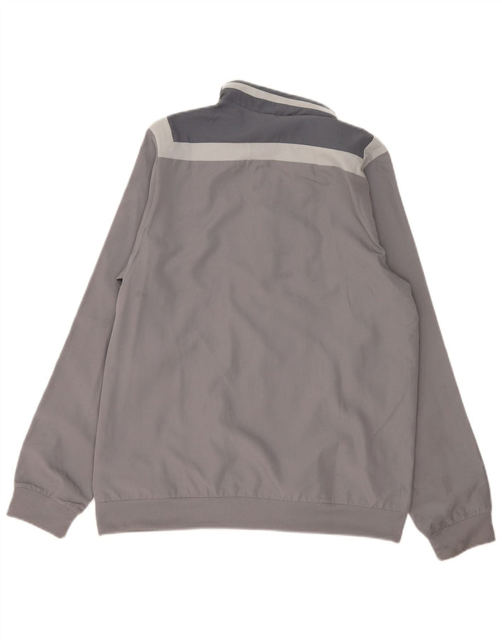 Adidas Jungen Climalite Trainingsanzug Top Jacke 13–14 Jahre Grau Farbblock