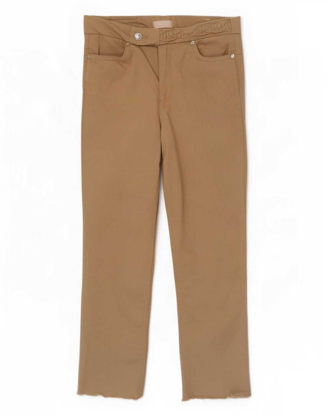 Liu Jo Damen Anzughose W28 L26 Braune Baumwolle
