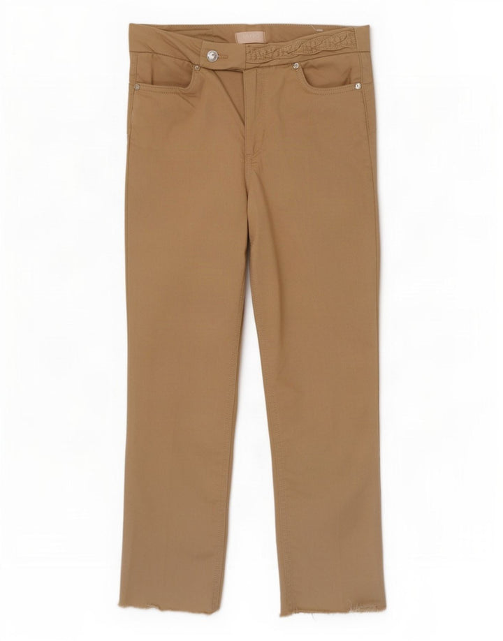 Liu Jo Damen Anzughose W28 L26 Braune Baumwolle