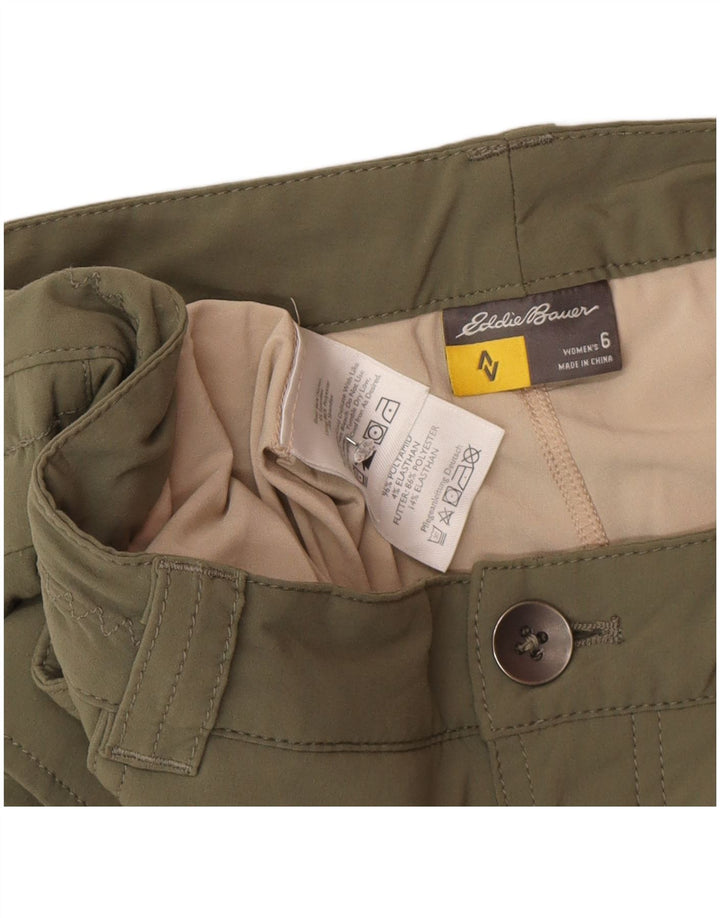 Eddie Bauer Damen Cargorock US 6 Medium W32 Khaki Nylon