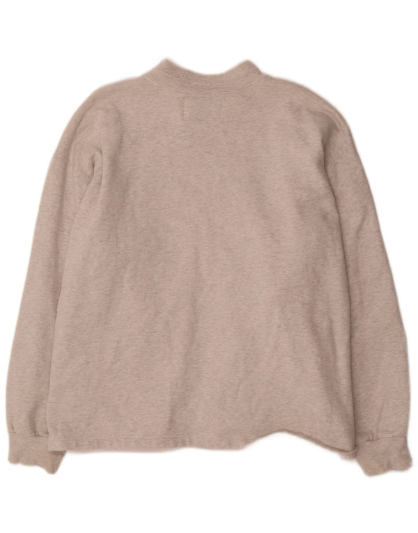 Champion Herren-Sweatshirt mit Grafik, XL, grau meliert, Baumwolle
