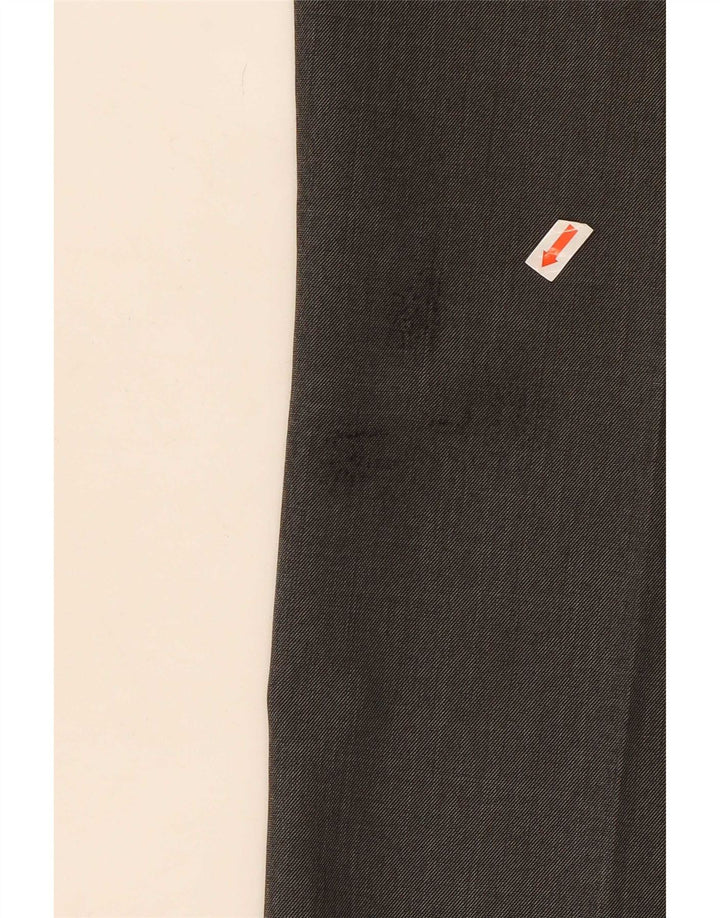 Gerade Herren-Anzughose von Marks & Spencer, W44, L29, grau, Polyester