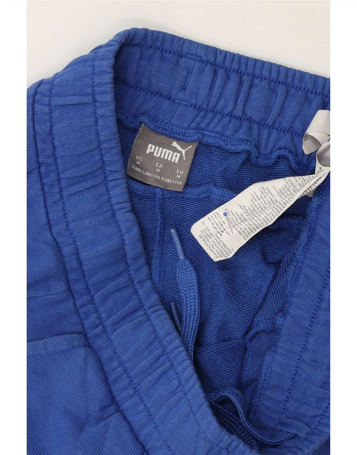 Puma Herren Graphic Sport Shorts Mittelblaue Baumwolle