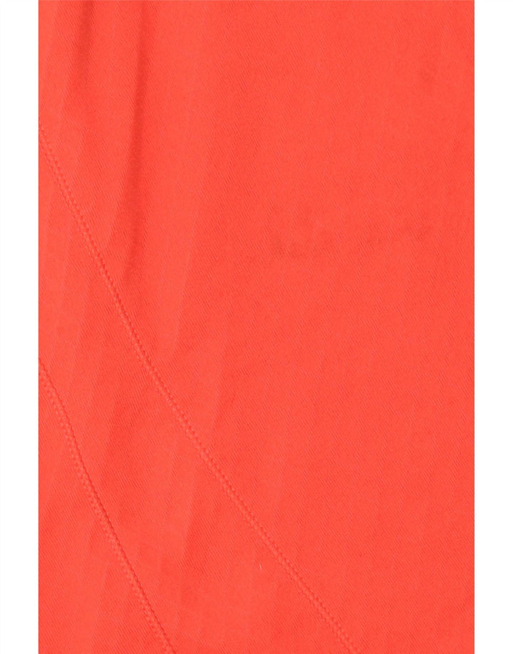 Adidas Damen Kapuzenpullover UK 14 Mittelrotes Polyester