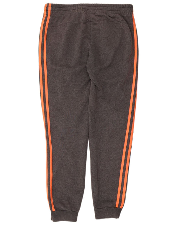 Adidas Damen Trainingshose Jogger UK 14 Mittelgraue Baumwolle