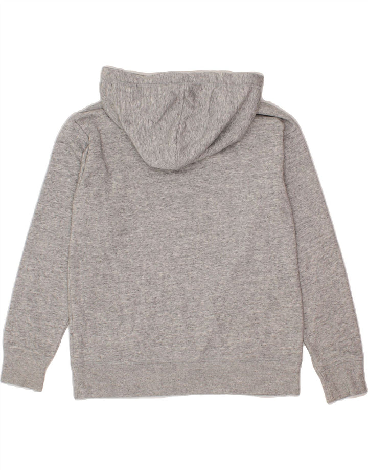 CHAMPION Womens Oversized Hoodie Jumper UK 6 XS Grey Polyester Vintage Champion and Second-Hand Champion from Messina Hembry 