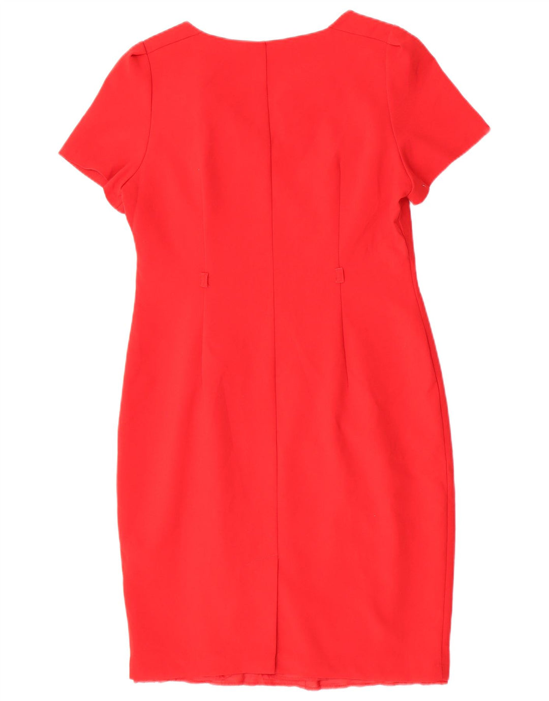 Marks & Spencer Damen Etuikleid UK 14 Large Rot Polyester