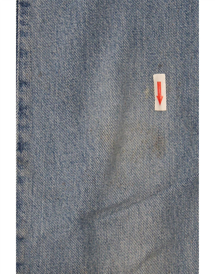 Calvin Klein Herren Straight Jeans W30 L29 Blaue Baumwolle