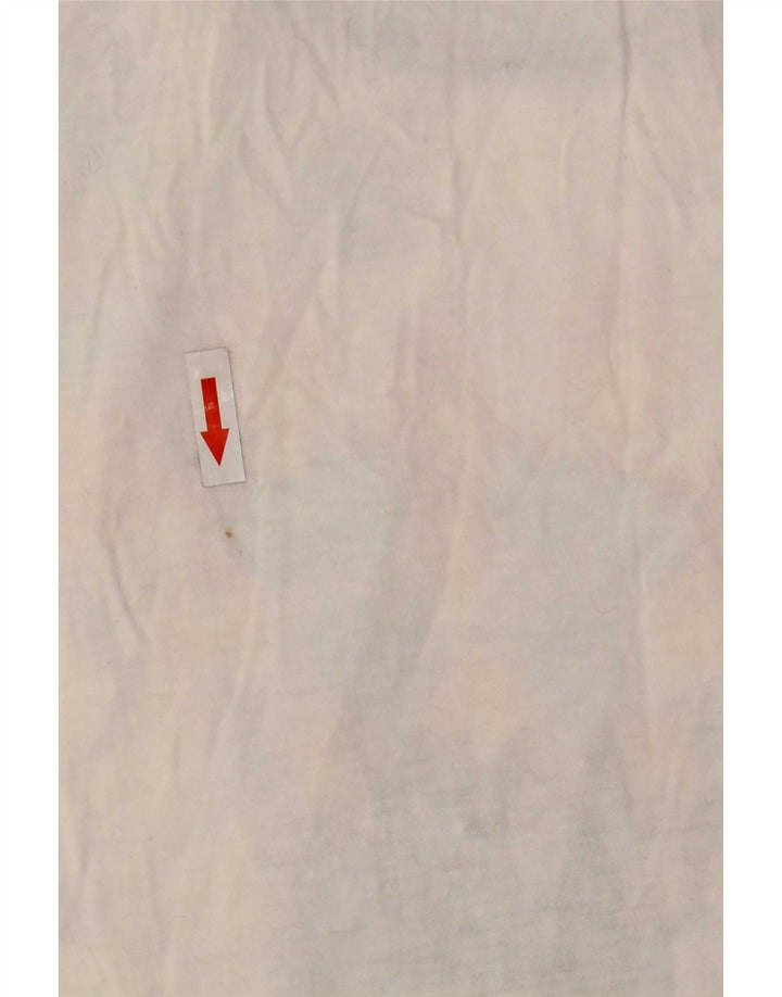 Desigual Damen Übergroßes Grafik-T-Shirt-Oberteil UK 10 Small Weiß