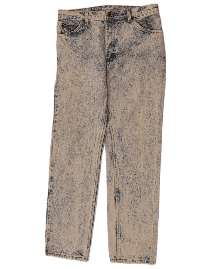 Lee Herren Straight Jeans W31 L32 Blaue Baumwolle