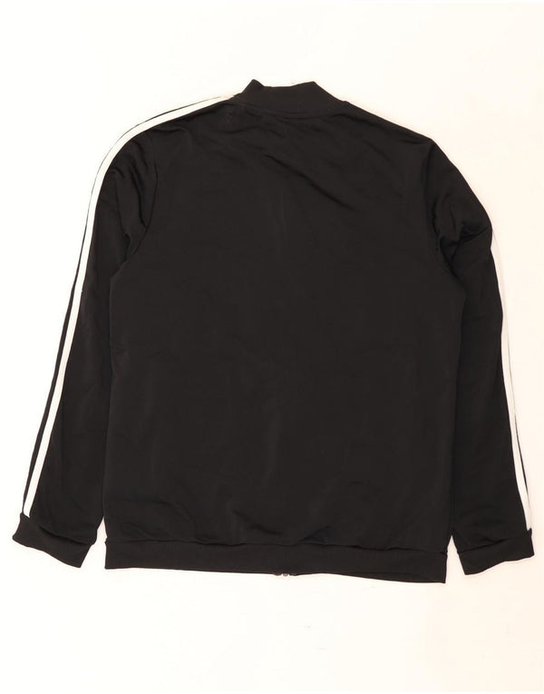 Adidas Damen Trainingsanzug Top Jacke UK 16/18 Large Schwarz Polyester