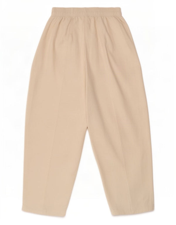 Zara Damen-Trainingshose mit lockerer Passform, UK 12, mittelweiße Baumwolle